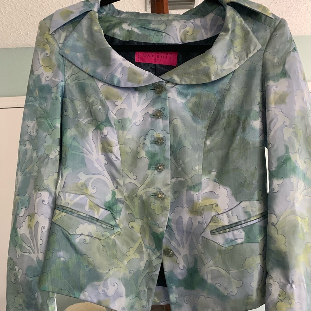 Authentic Christian LaCroix Suit - Made in France